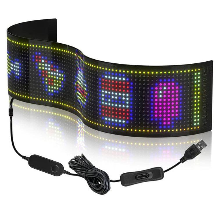 Afișaj cu matrice LED flexibil
