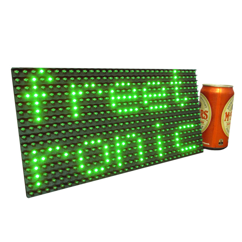 Led cu matrice de puncte de culoare verde